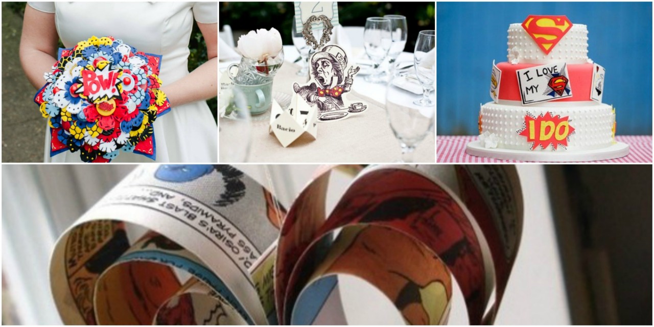 decorazioni matrimonio a fumetti Ristorante Prime Rose Levico