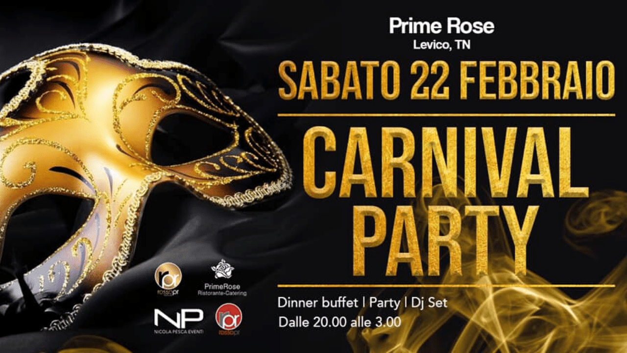 Carnival Party al Ristorante Prime Rose