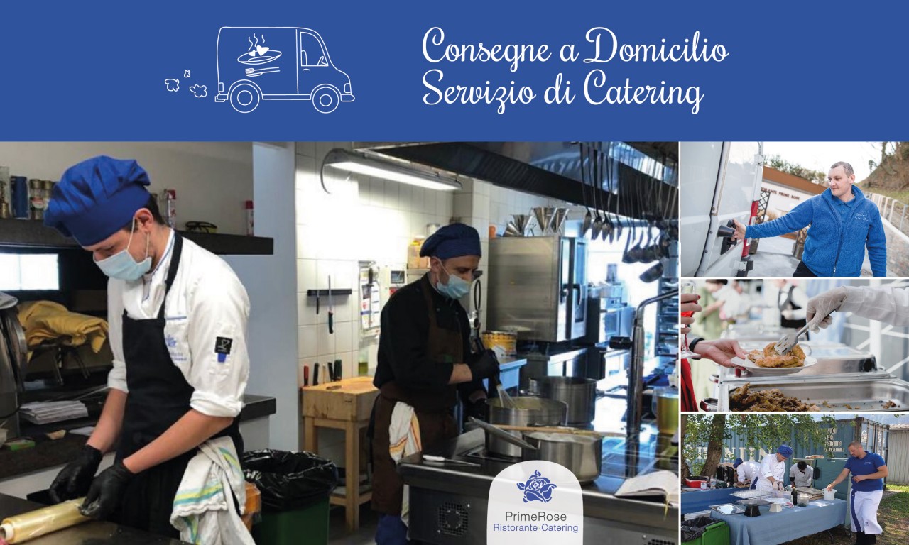 Primerose consegne a domicilio e servizio di catering per aziende