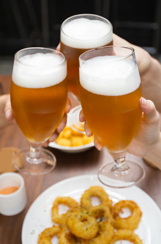 Menu con degustazioni birre artigianali
