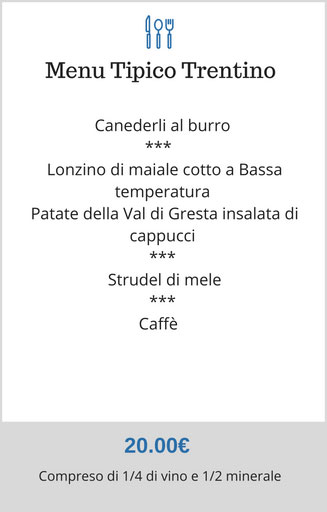 Proposte Menu Natale.Proposte Menu Mercatini Di Natale 2016